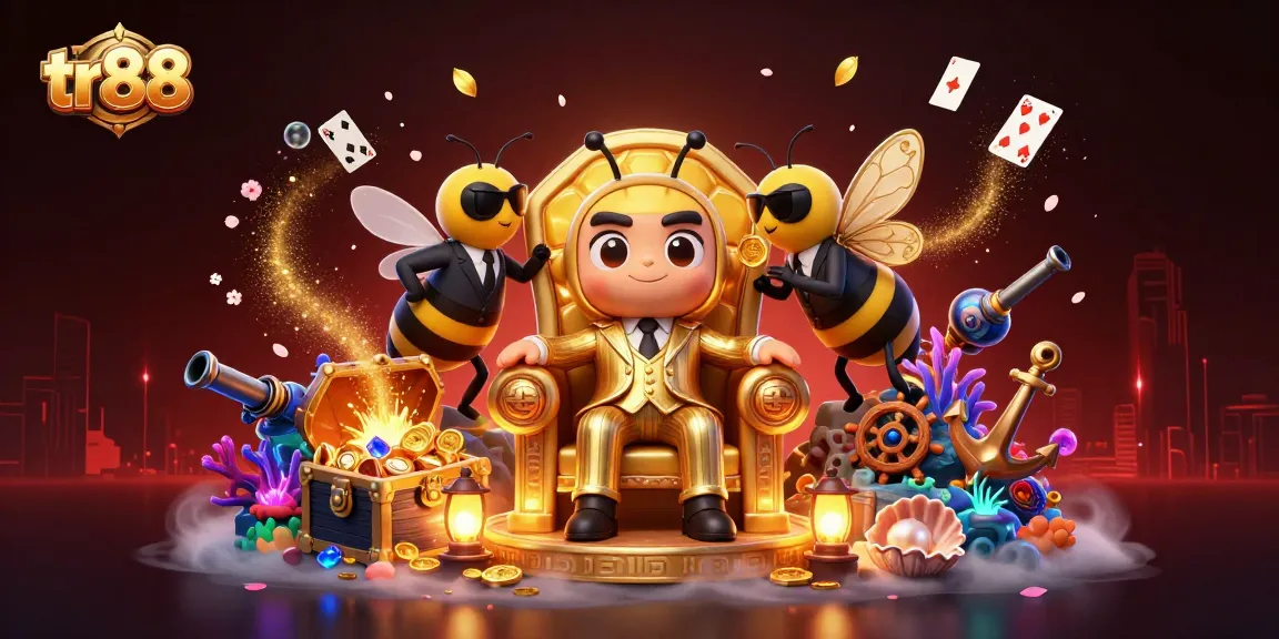Experience thrilling wins at tr88 with vibrant characters and dynamic gaming scenes.