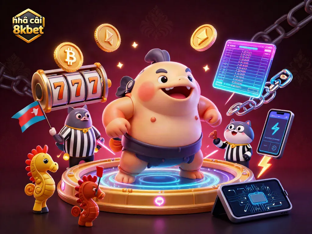 Experience the lively action at nhà cái 8kbet with dynamic slot features and colorful aquatic characters.