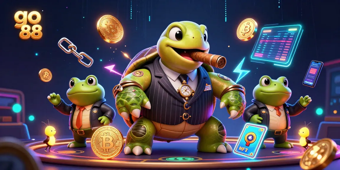 Join the fun at go 88 and meet the casino's unique snapping turtle and bullfrog enforcers!