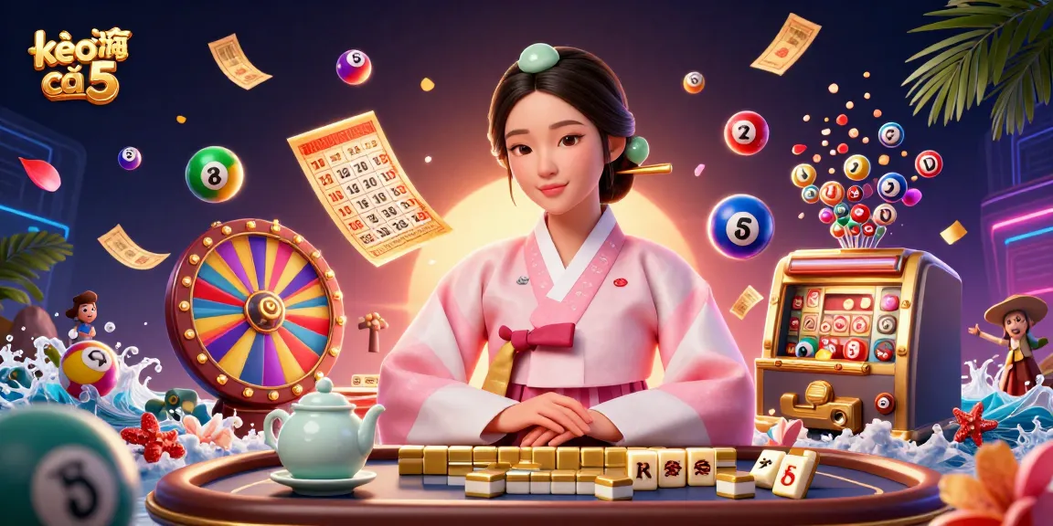 Explore kèo nhà cái 5 with vibrant dynamic elements celebrating an engaging casino atmosphere.