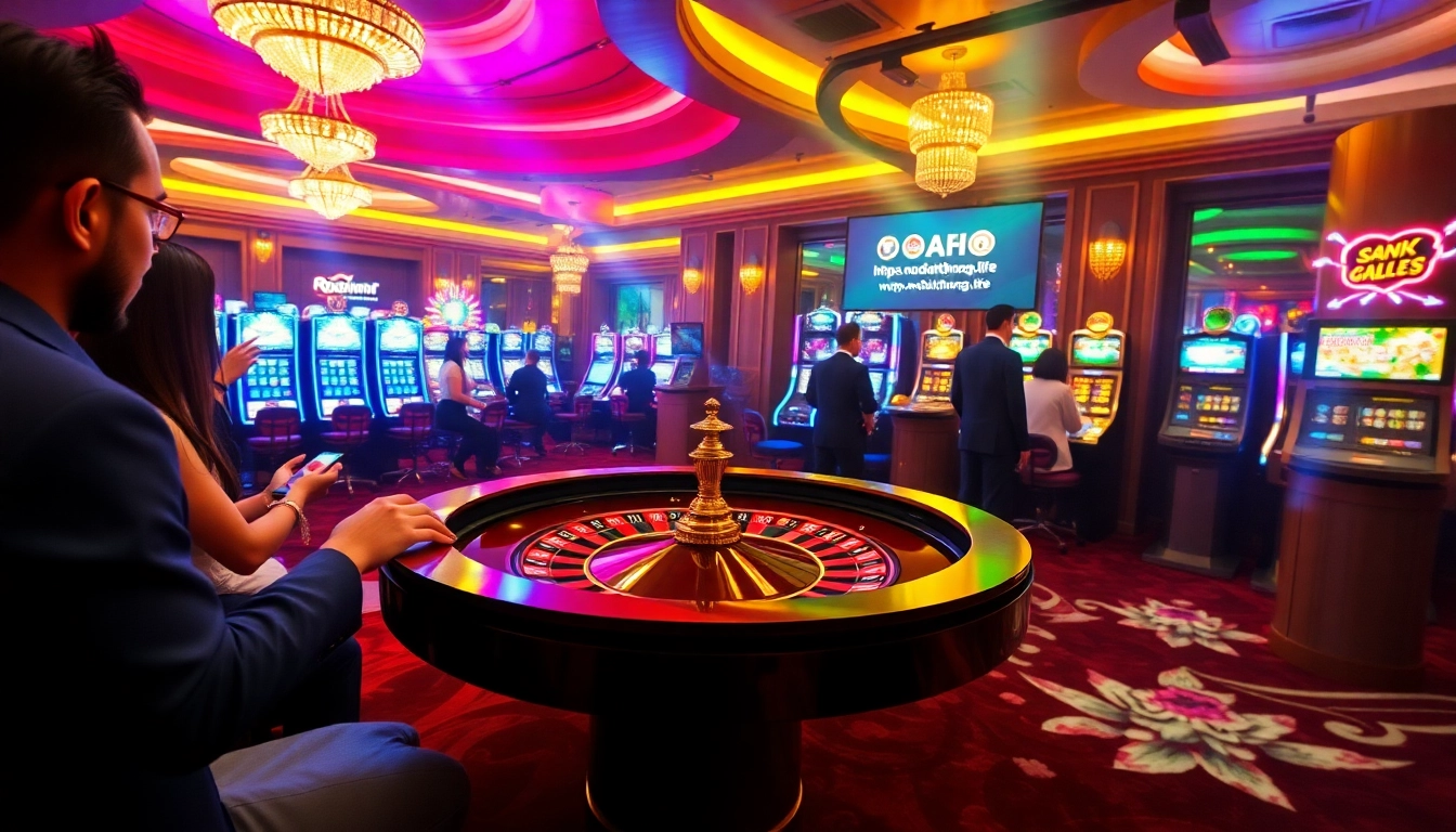 Experience thrilling gameplay at https://nohudoithuong.life/ with exciting roulette action and vibrant casino atmosphere.
