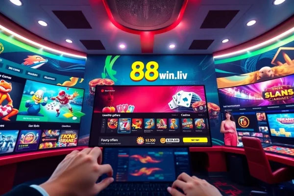 Engaging interface of 98winwin.live showcasing sports betting and casino games, inviting users to explore.