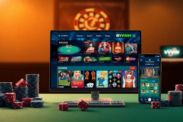 Explore the vibrant interface of vvvwin88.live featuring engaging online games.