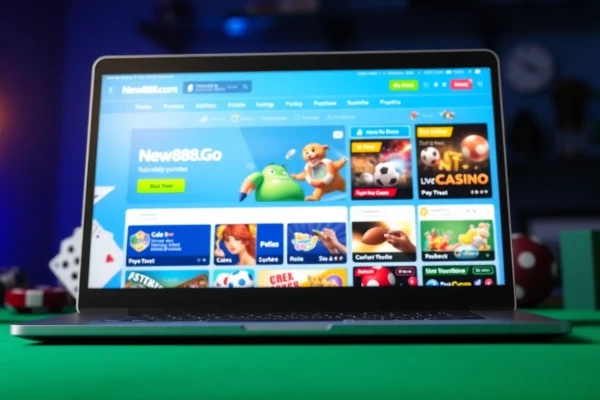 Interactive gaming platform interface of new88go.com showcasing exciting betting options.